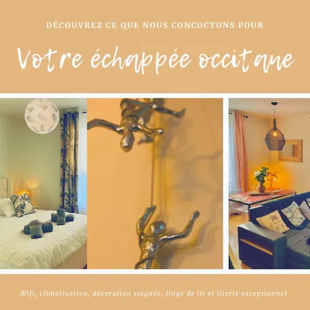 Апартаменты L'echappee Occitane - Harmonie Et Douceur De Vivre - Clim